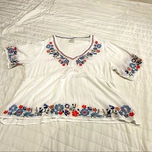 Knox Rose XL embroidered blouse